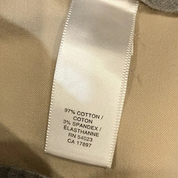 Banana Republic size 2 W31L30.75 rise 8 light beige / natural wm’s pant Trousers - Picture 7 of 16